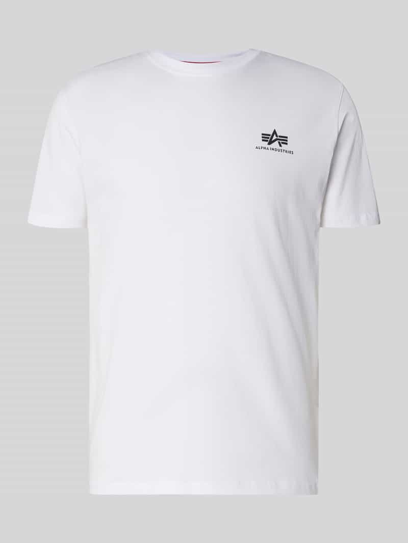 Alpha Industries Shirt met ronde hals Basic T Small Logo 2 Pack (set, 2-delig)