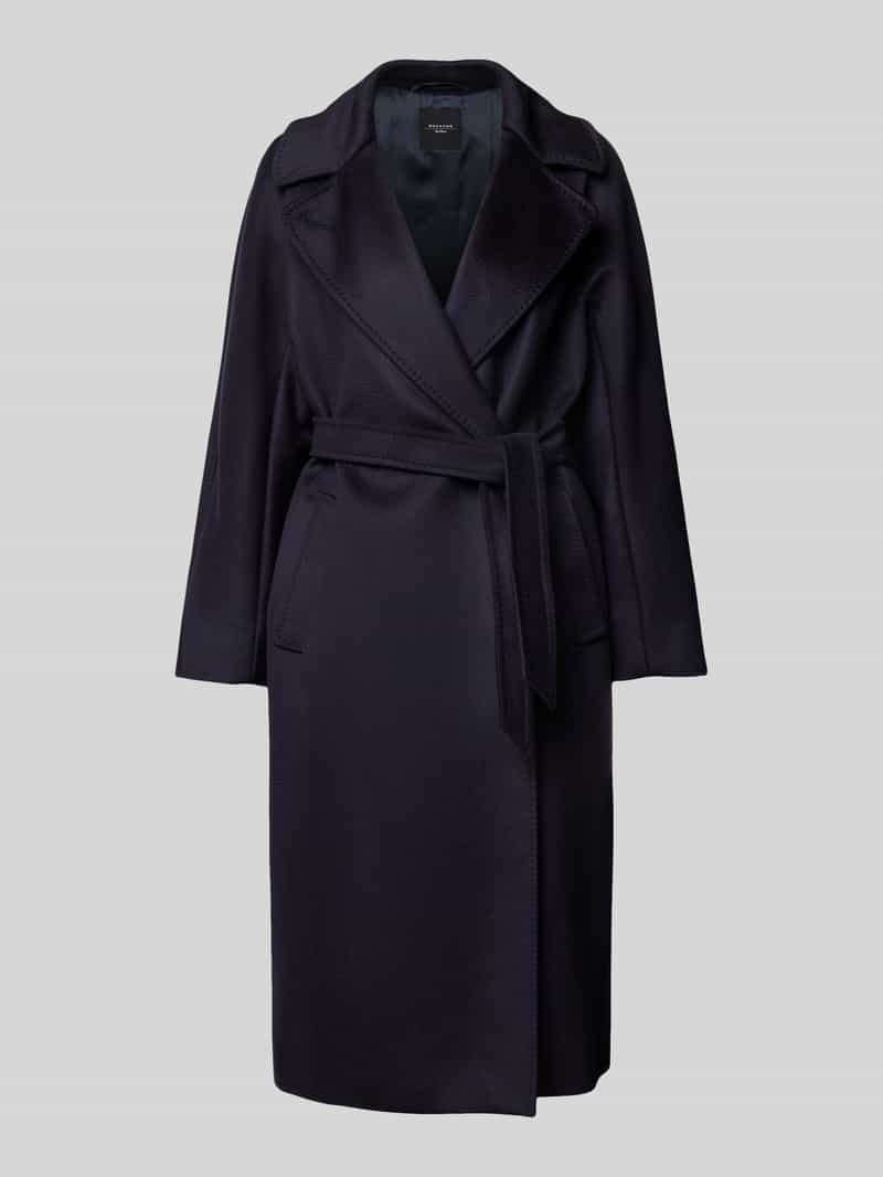 Weekend Max Mara Regular fit lange wollen jas van zuivere scheerwol model 'RESINA'