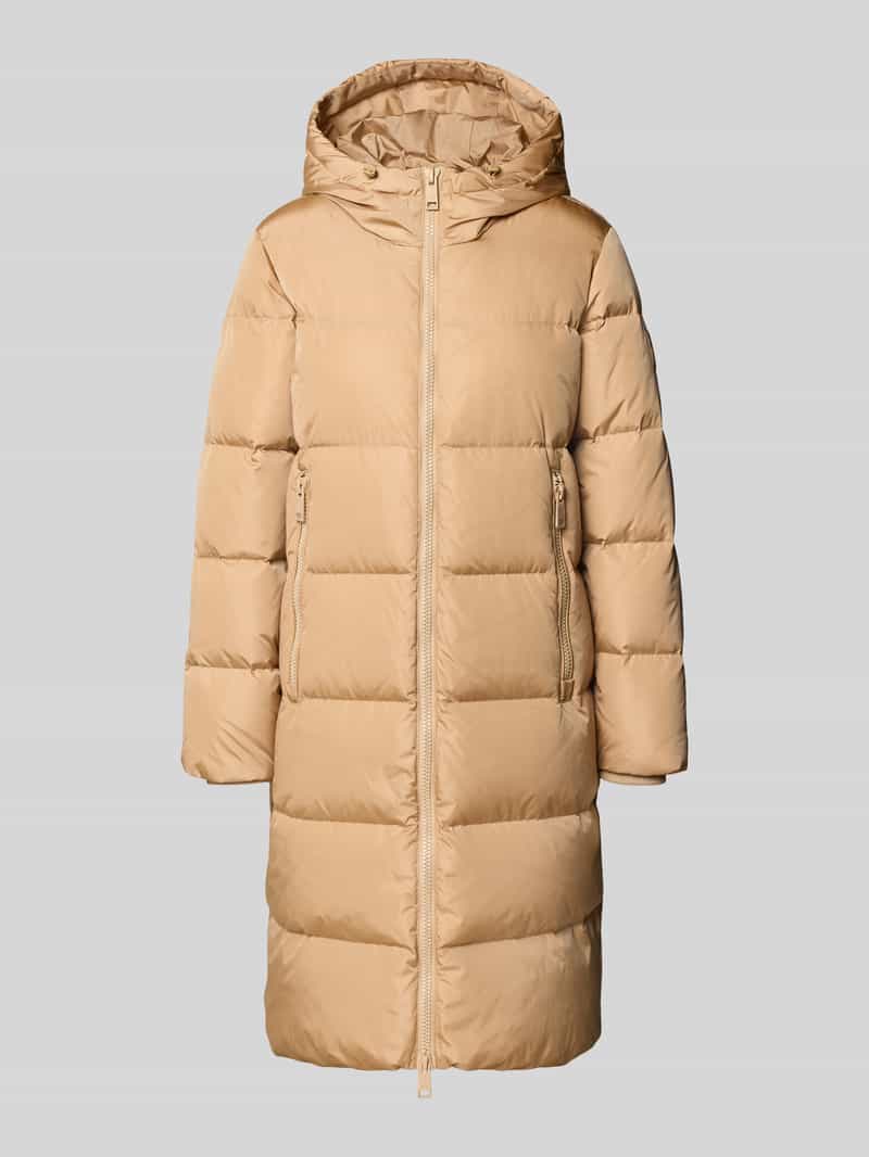 Armani Exchange Regular fit lange donsjas met tweewegritssluiting