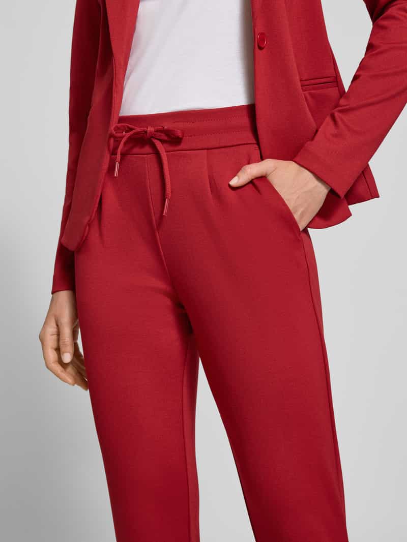 Ichi Joggingbroek met verkorte pasvorm en elastische band