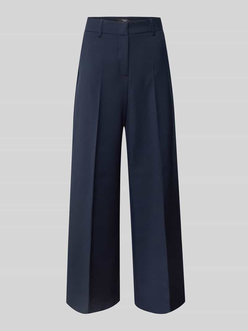 Weekend Max Mara Loose fit wijde broek van pure scheerwol model 'VISIVO'