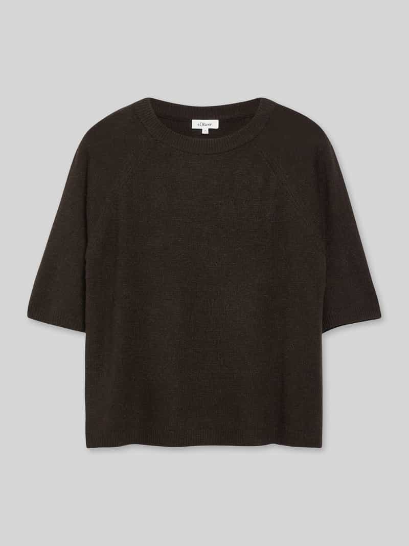 relaxed fit pullover met alpaca-aandeel