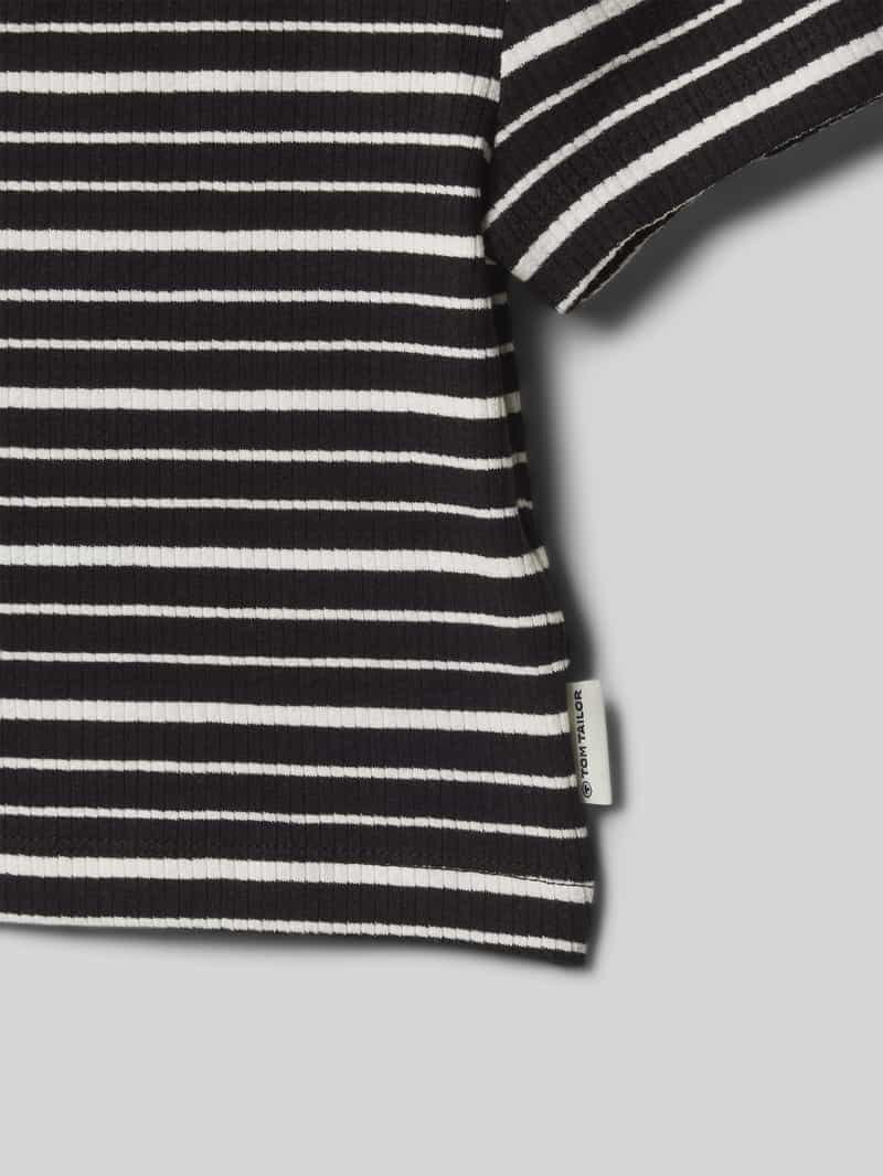 Tom Tailor Shaped fit T-shirt van katoenmix