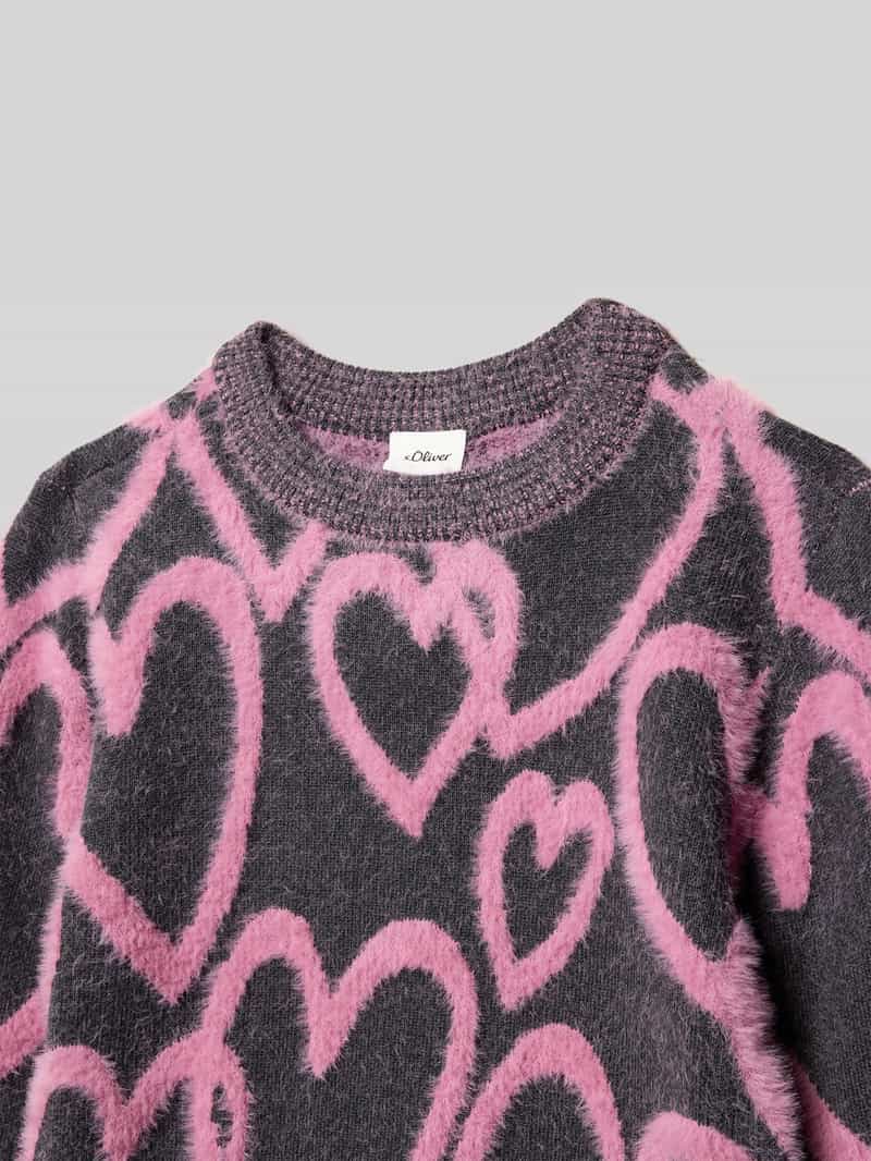 s.Oliver RED LABEL Loose fit gebreide pullover van viscosemix