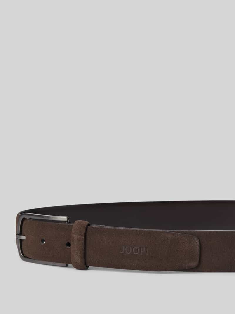 JOOP! Collection Leren ceintuur met doornsluiting