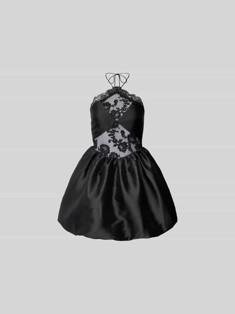 Mini-jurk met halter