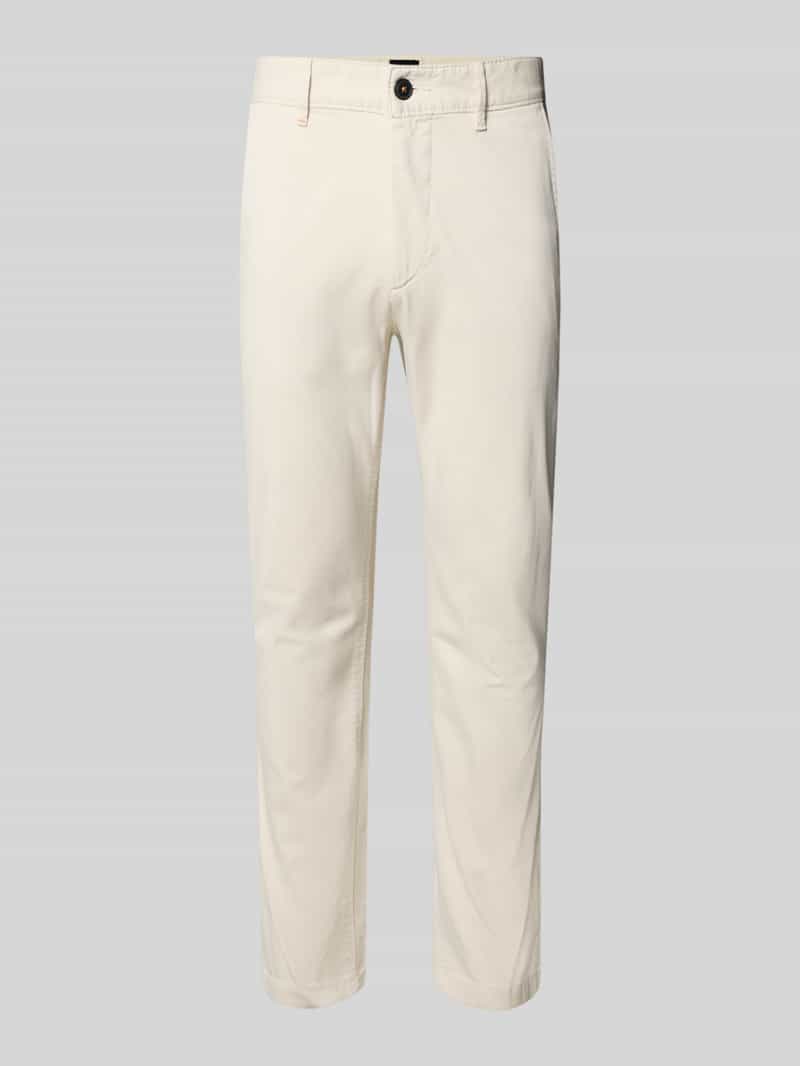 Boss Orange Slim fit chino van katoenmix