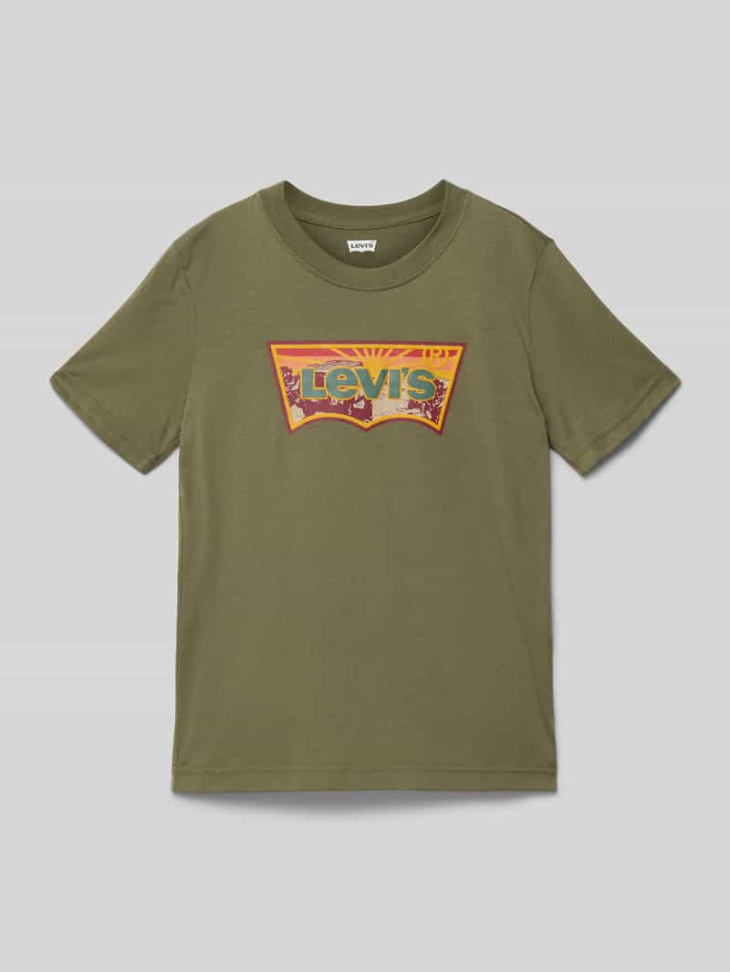 Levi s Kids T-shirt met ronde hals model 'SUNRISE DESERT'