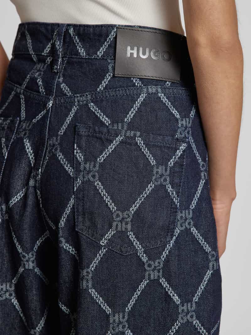 HUGO Wide leg jeans in 5-pocketmodel model 'Gisanna'
