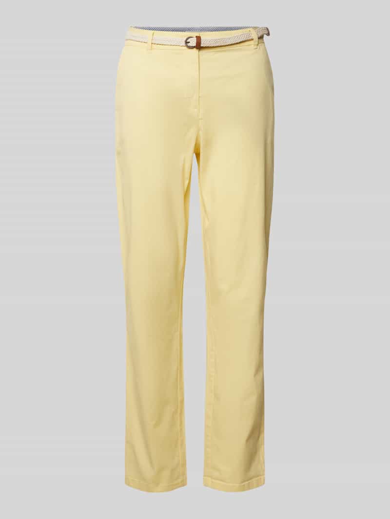Christian Berg Woman Casual fit chino met riem