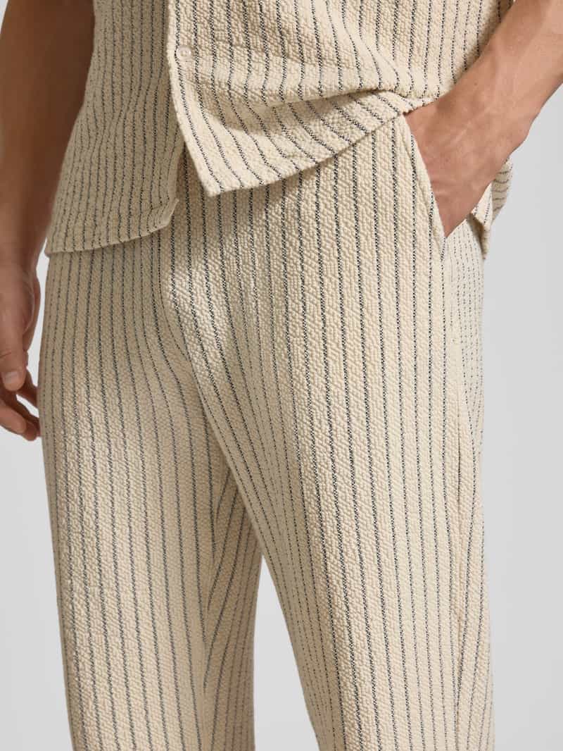 Les Deux Broek met structuurmotief model Houston'