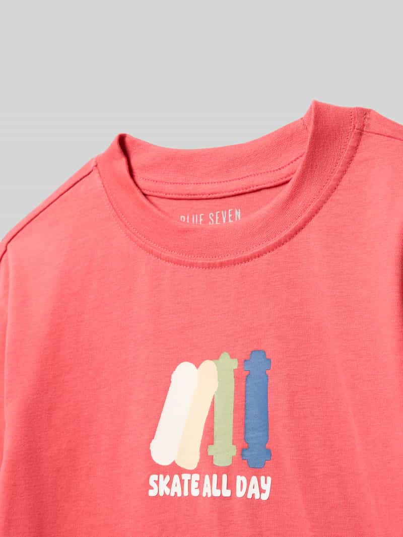 BLUE SEVEN Shirt met lange mouwen en motiefprint