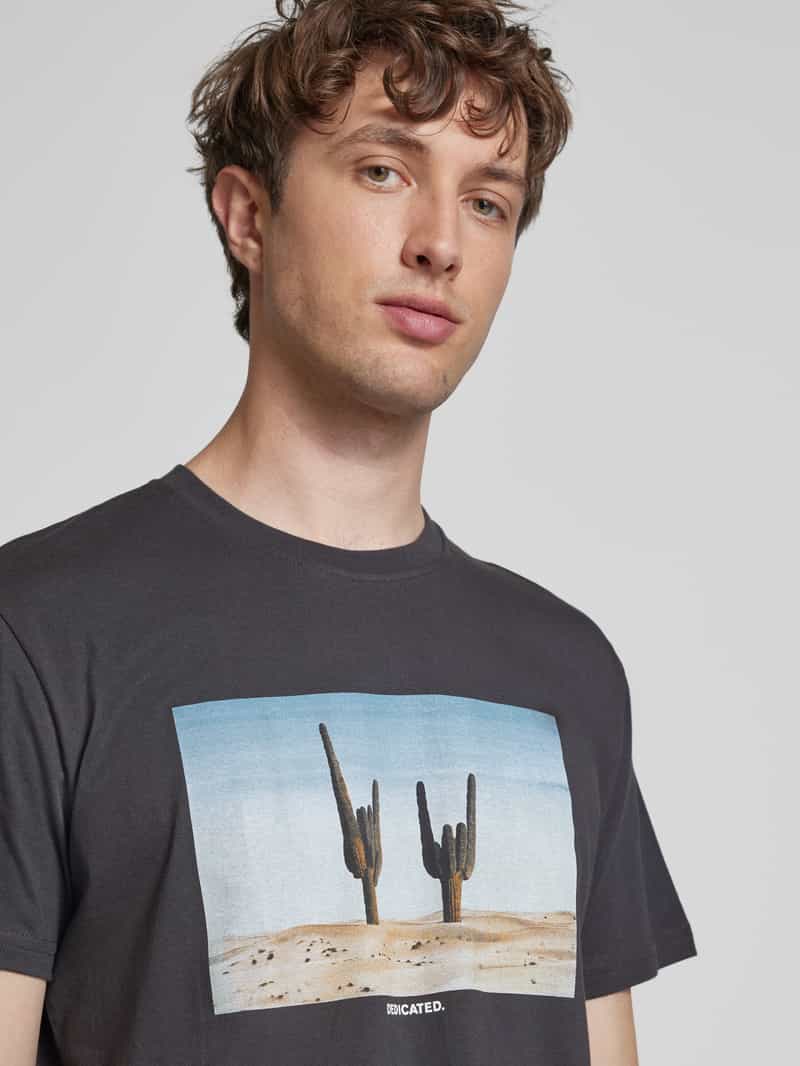 Dedicated T-shirt met ronde hals model 'Cactus Sign'