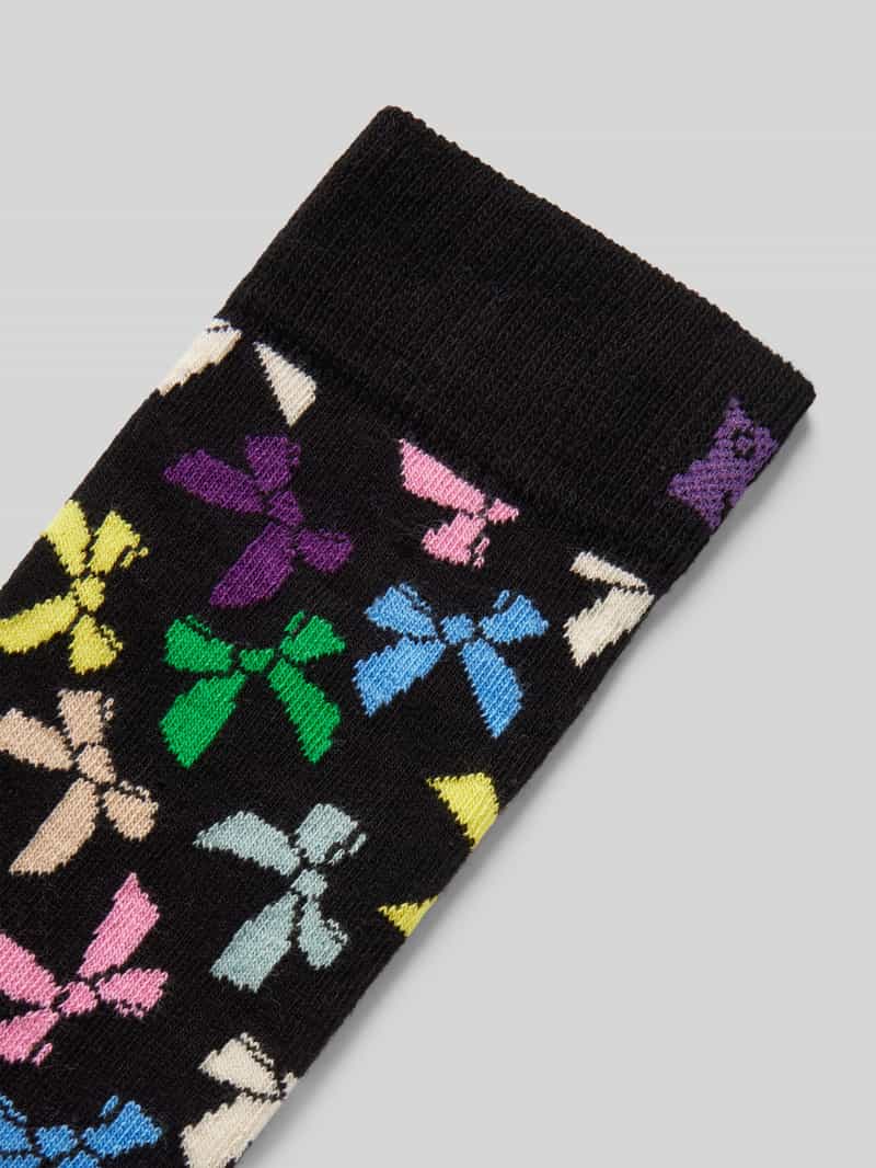 Happy Socks Sokken met motiefprint model 'Bow'