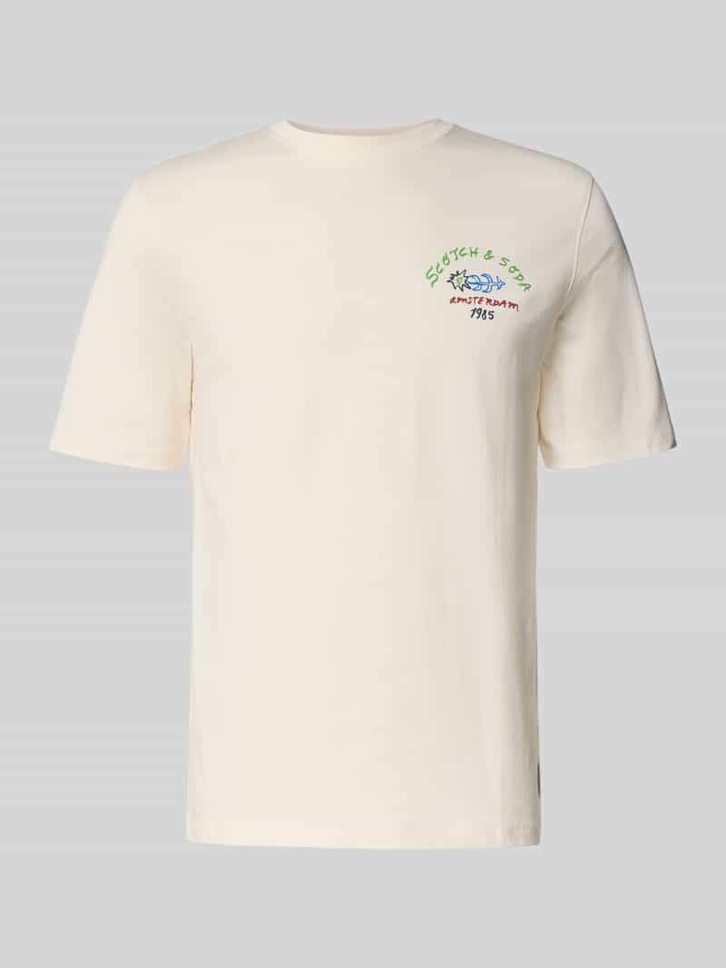 Scotch & Soda T-shirt met labelprint