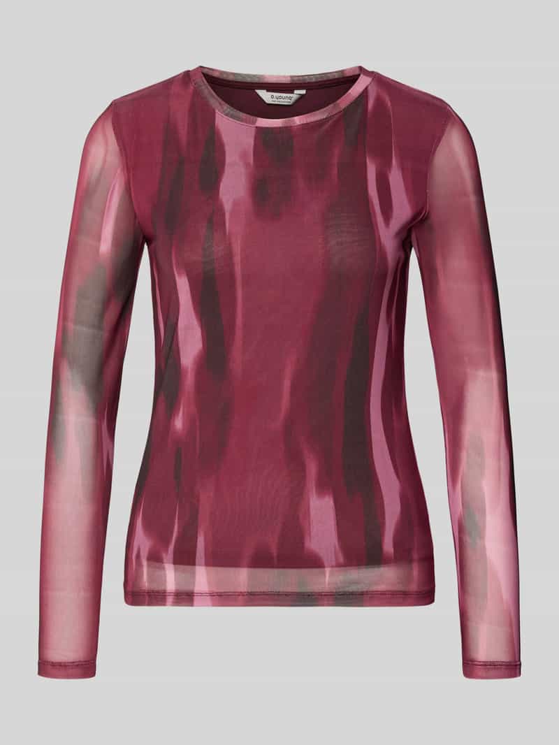 b.Young Shirt met lange mouwen en ronde hals model 'Paloma'