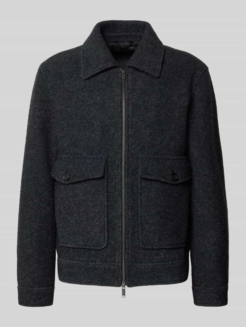Selected Homme Regular fit overhemdjack van wolmix