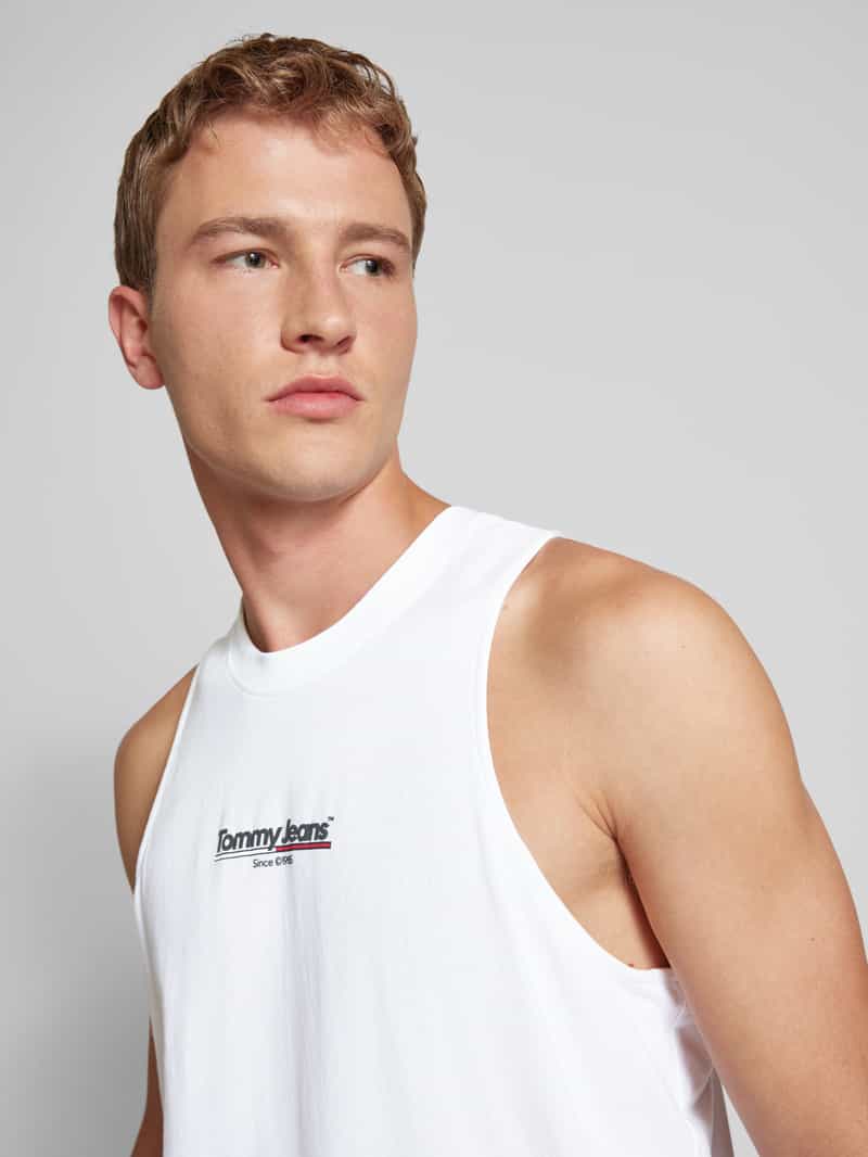 Tommy Jeans Tanktop met labelprint