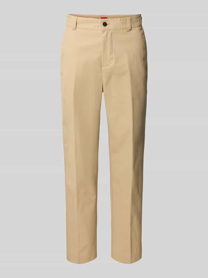 HUGO Slim fit chino van puur katoen model 'GENAR'