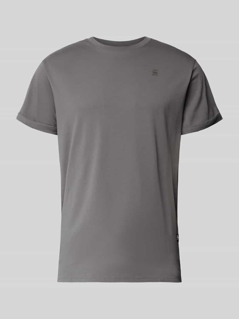 T-shirt met labeldetail