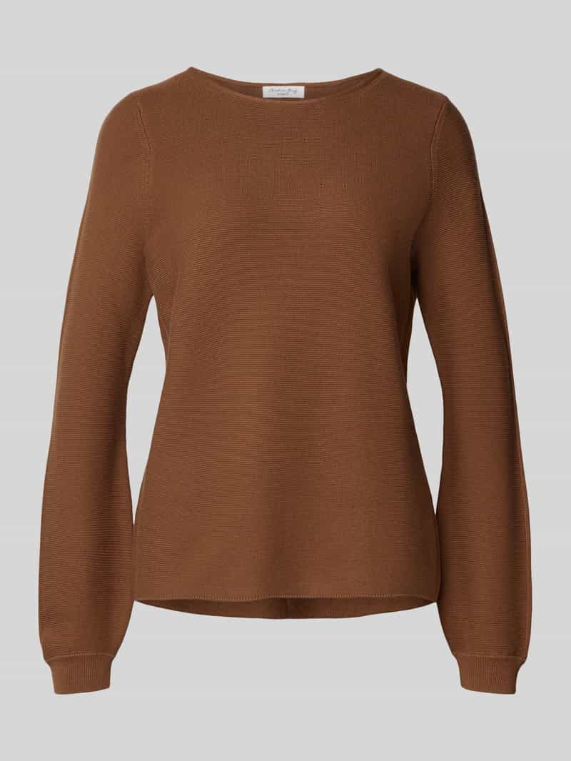Christian Berg Woman Gebreide pullover met ribboorden