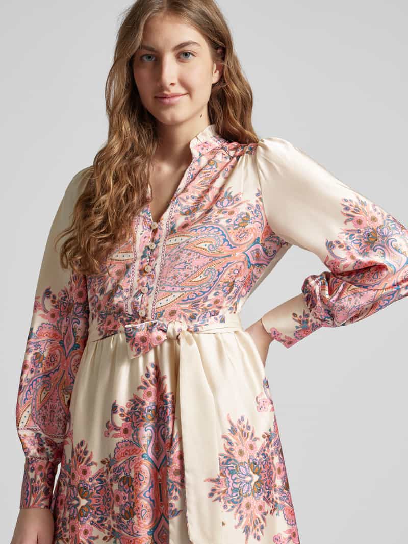 NEO NOIR Maxi-jurk met paisleymotief model 'Nova'