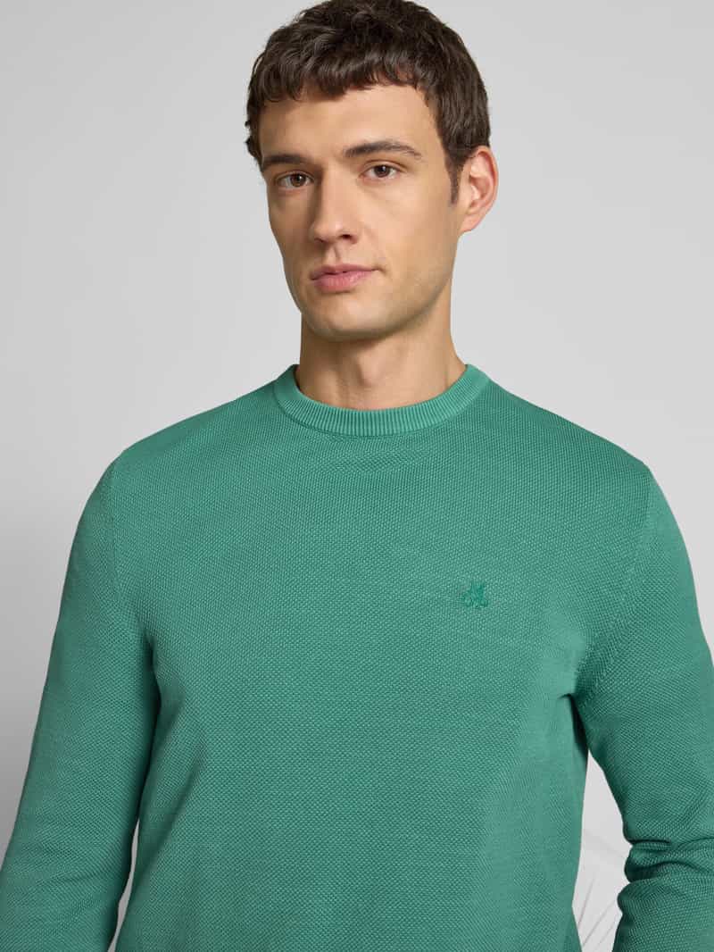 Marc O'Polo Regular fit gebreide pullover van zuiver katoen