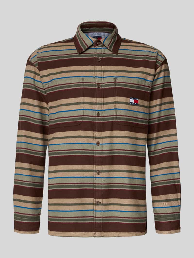 Tommy Jeans Oversized vrijetijdsoverhemd van puur katoen
