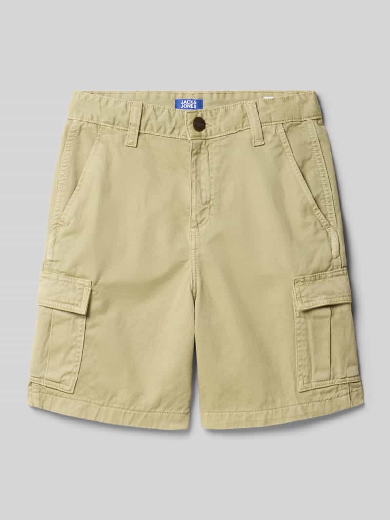 jack & jones Regular fit korte cargobroek met steekzakken model 'KARL'