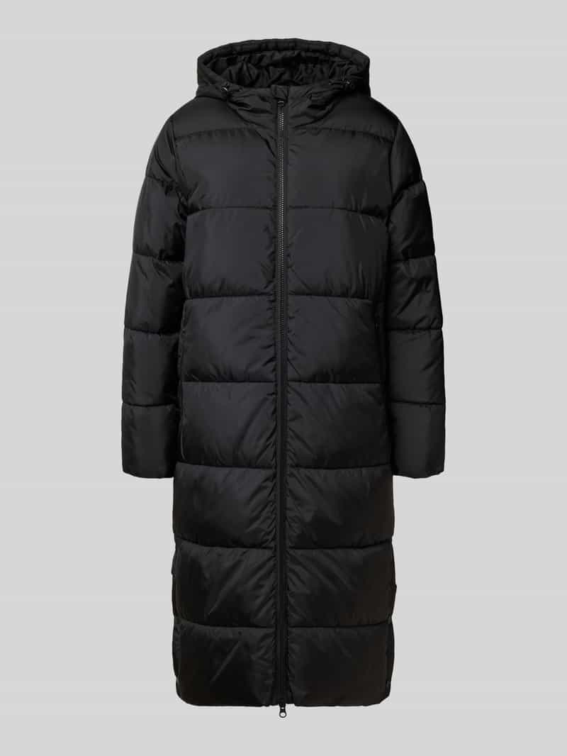 Only Regular fit gewatteerde lange jas met capuchon model 'JENNY'