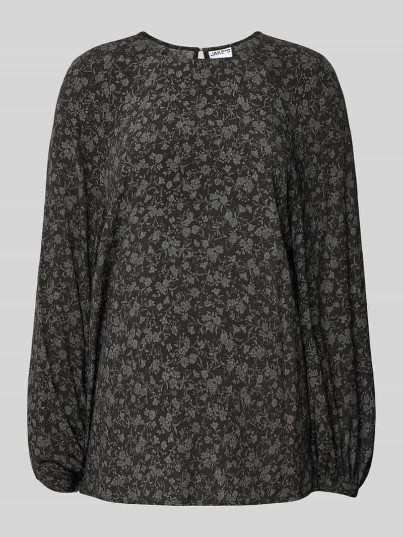 Blouseshirt met ronde hals