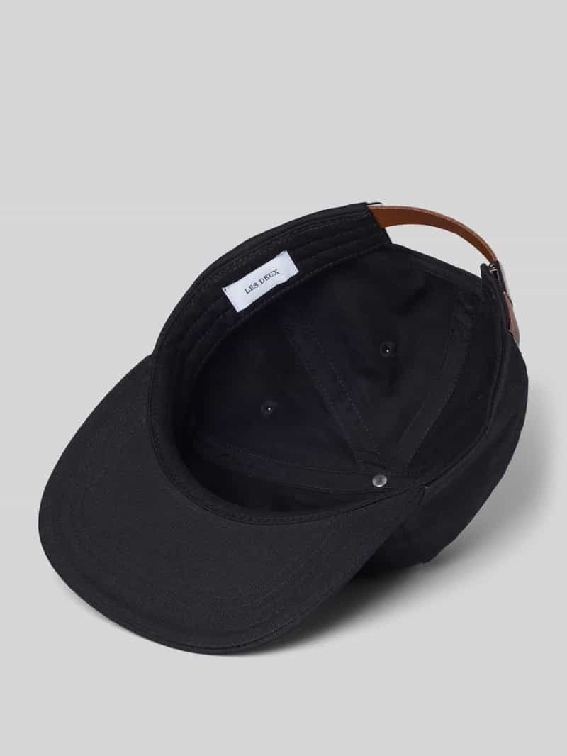 Les Deux Baseballpet met labelstitching model 'Glen'