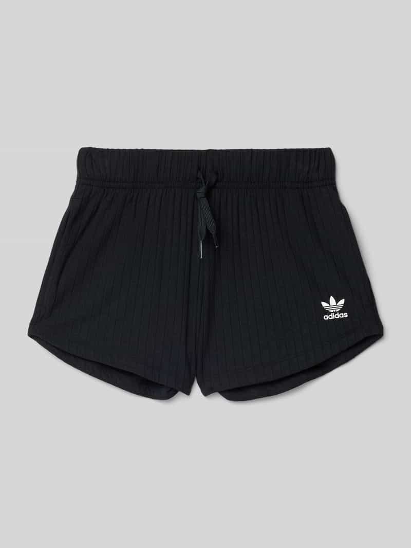 adidas Originals Regular fit korte broek met labelprint