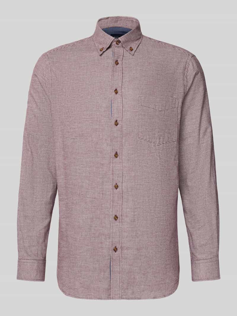 Christian Berg Men Vrijetijdsoverhemd met knoopsluiting