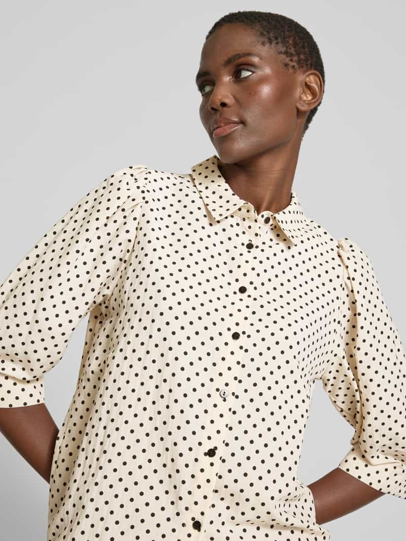 LOLLYS LAUNDRY Overhemdblouse met knoopsluiting model 'Bono'