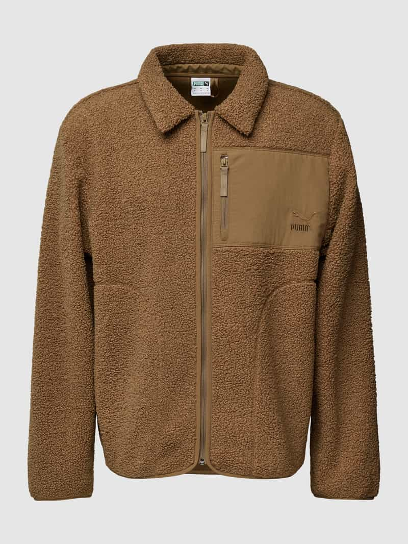 PUMA PERFORMANCE Sherpa jacket met platte kraag, model 'CLASSICS'