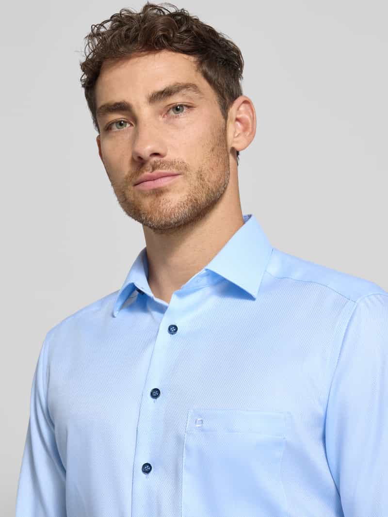 Olymp Modern fit zakelijk overhemd met kentkraag model 'NEW KENT'