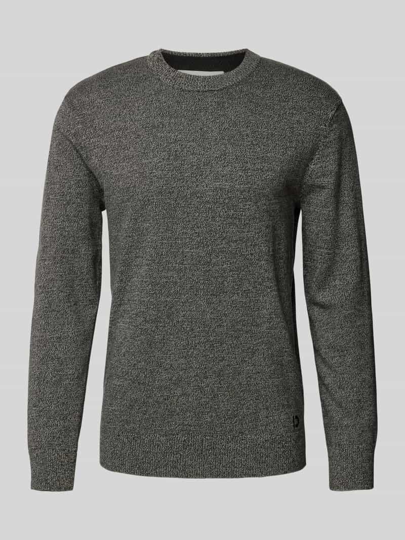 Tom Tailor Denim Regular fit gebreide pullover met ronde hals