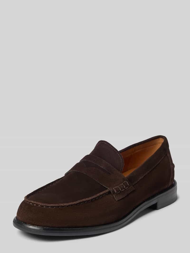 Loafers van echt suède model 'STEVEN'