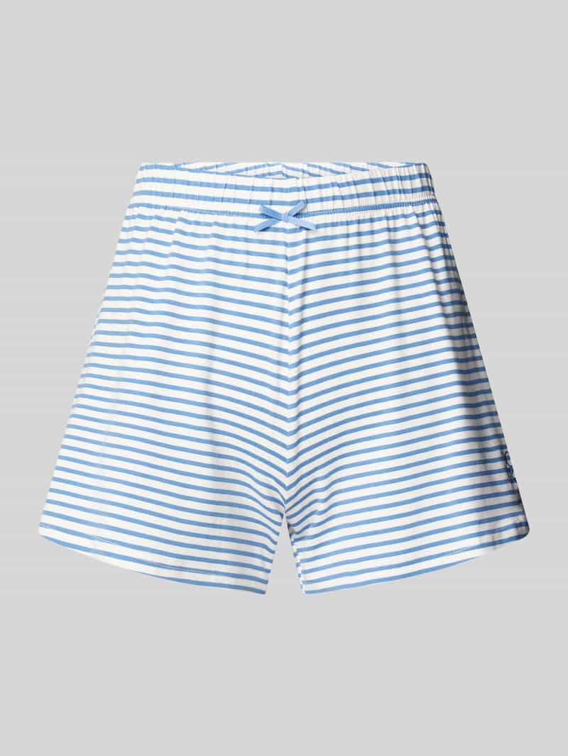 CCDK Copenhagen Relaxed fit korte pyjamabroek met sierstrik model 'Kimmy'