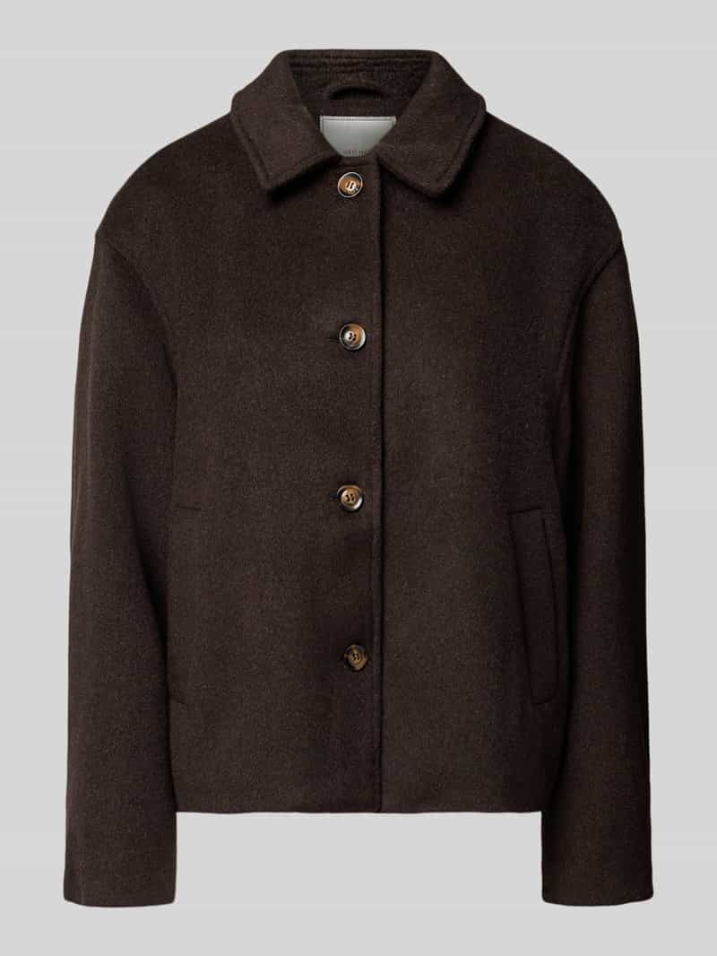 NEO NOIR Wollen jack met platte kraag model 'Hamra'