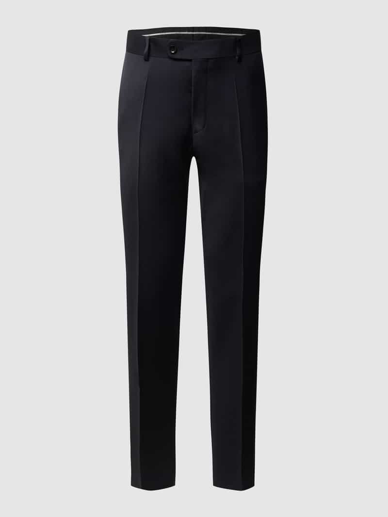 carl gross Straight fit pantalon van scheerwol model 'STEVE'