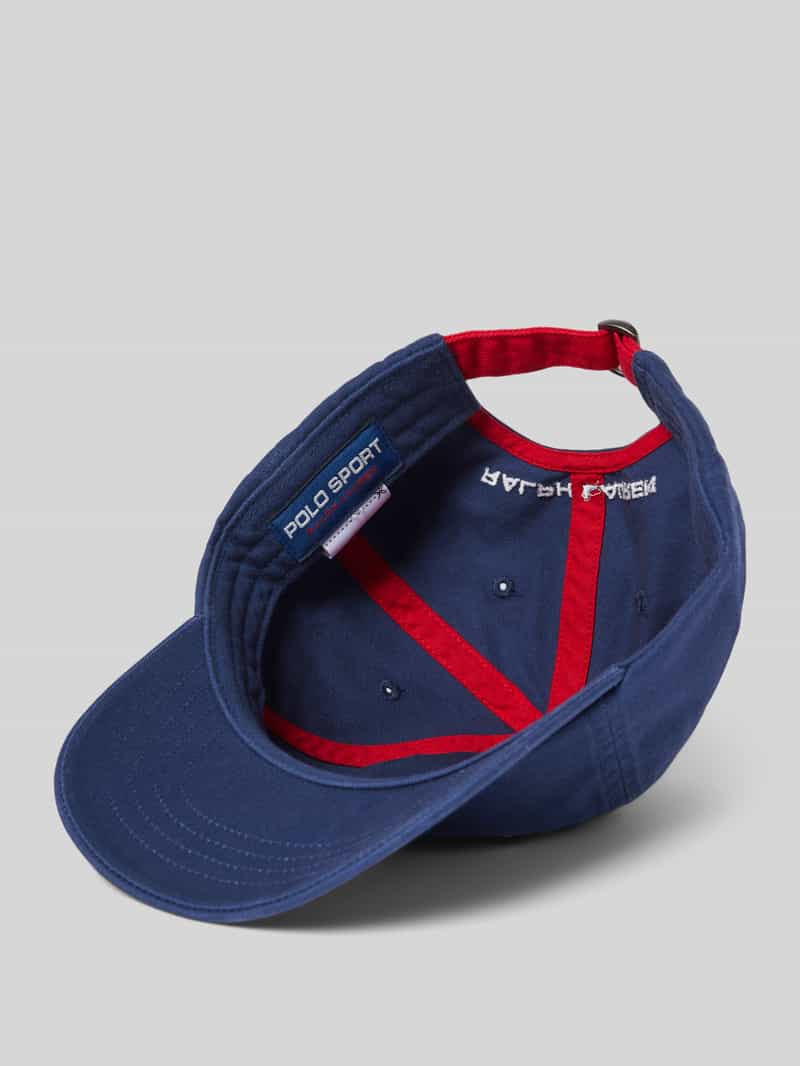 Polo Sport Baseballpet met labelstitching