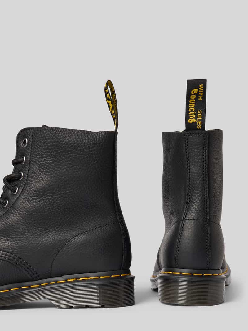 Dr. Martens Veterlaarzen van echt leer met logopatch