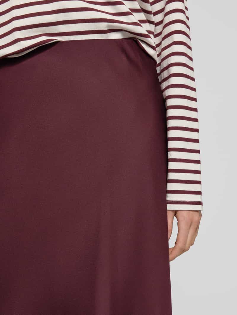 Only Vloeiende maxirok in satijnen look met elastische tailleband model 'GABBY'