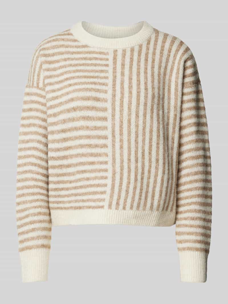 Vero Moda Regular fit gebreide pullover met streepmotief model 'URANUS'