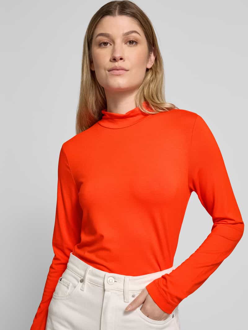 s.Oliver RED LABEL Slim fit shirt met lange mouwen met ronde hals en kraag