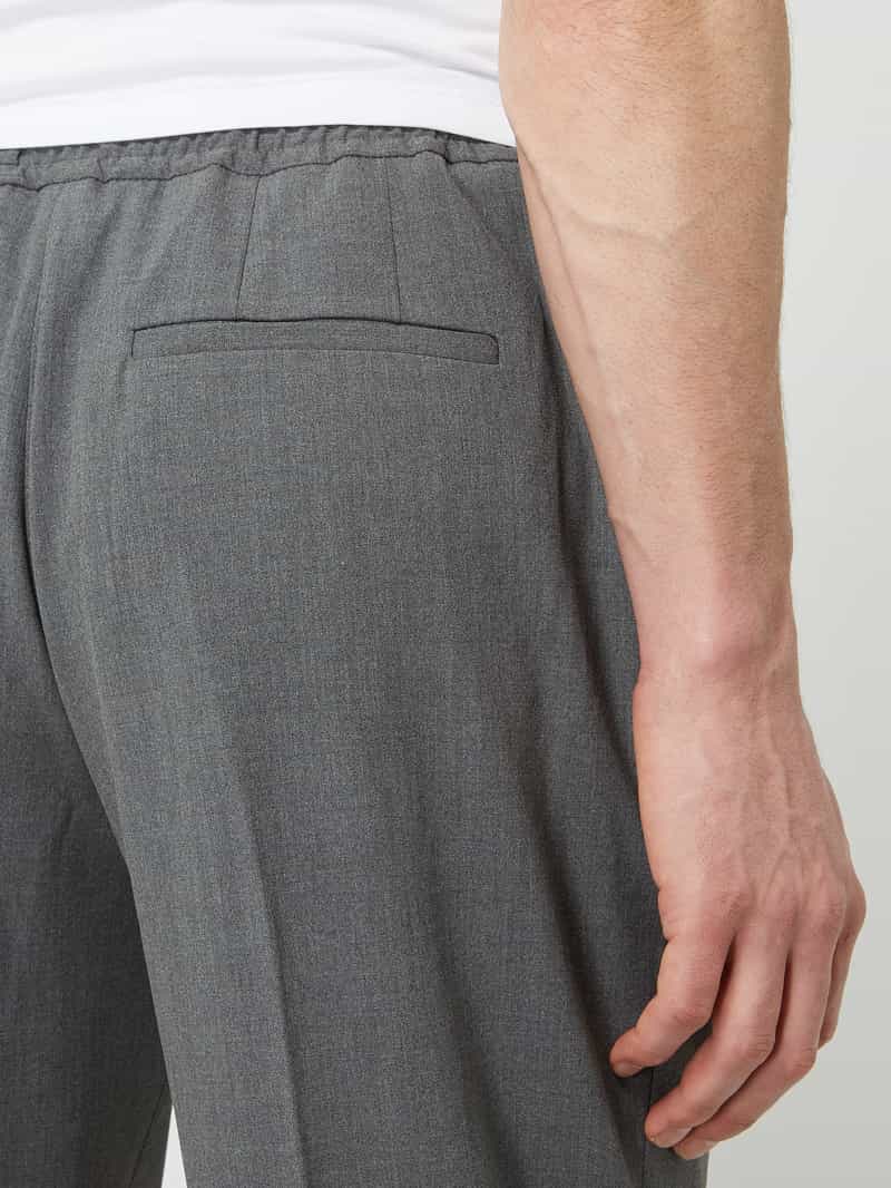 American vintage Bandplooibroek met tunnelkoord model 'Cambridge'