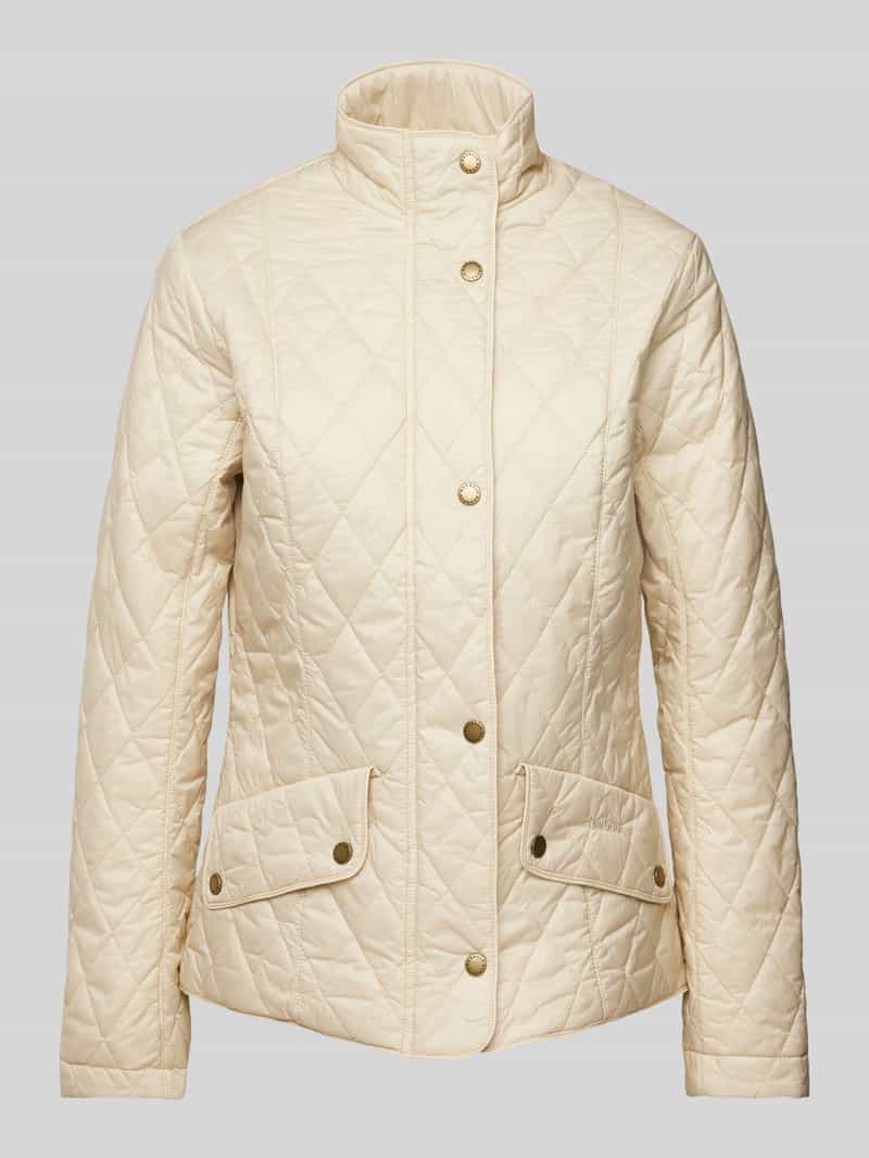 Barbour Gewatteerd jack met opstaande kraag model 'Flyweight Cavalry'