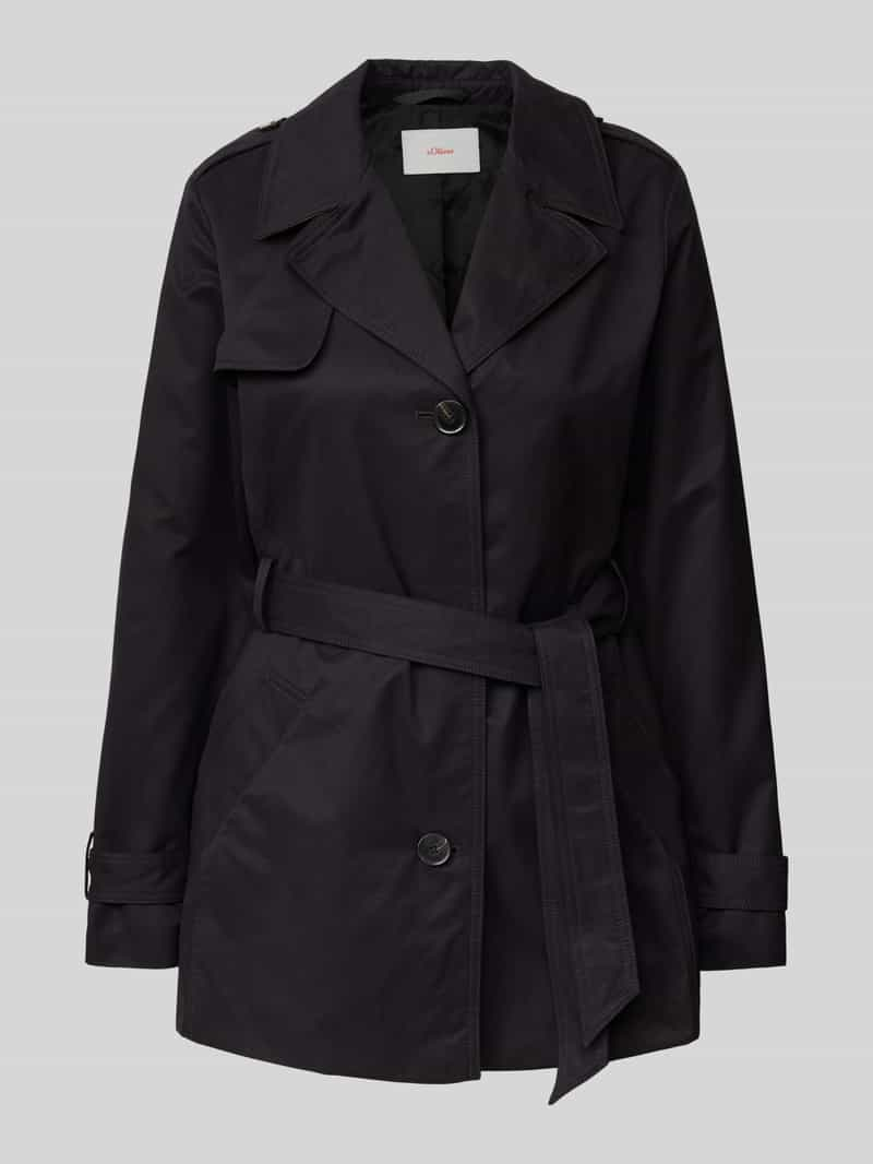 S.OLIVER CASUAL Trenchcoat met strikceintuur